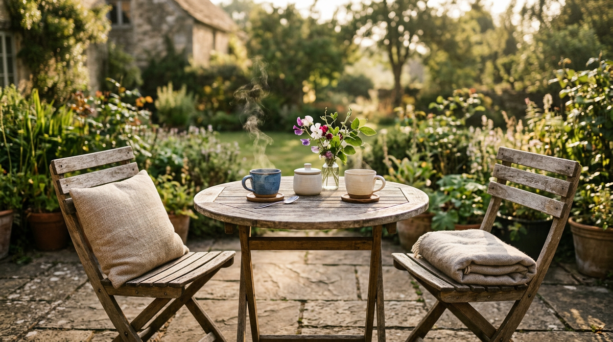 Bible verses about friendship — two chairs on a porch representing faithful companionship and loyal friendship