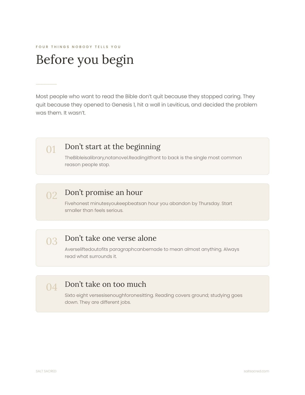 How to Study the Bible – Free Printable PDF Guide