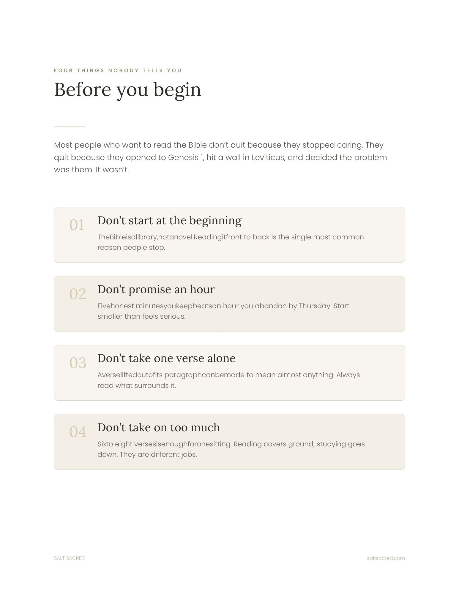 How to Study the Bible – Free Printable PDF Guide