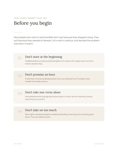 How to Study the Bible – Free Printable PDF Guide