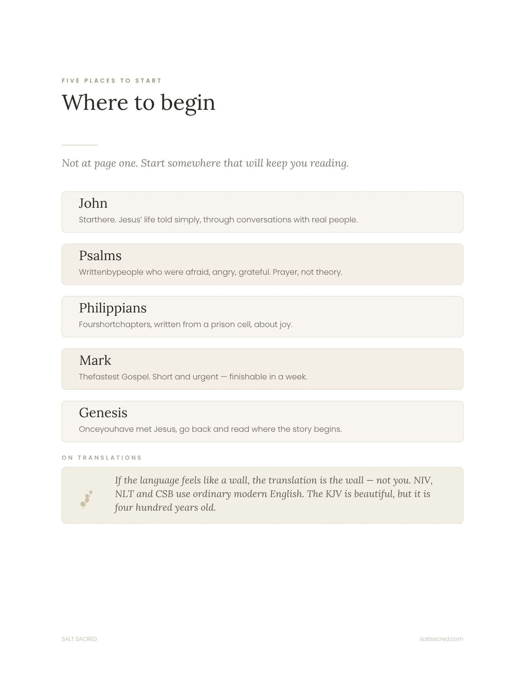 How to Study the Bible – Free Printable PDF Guide