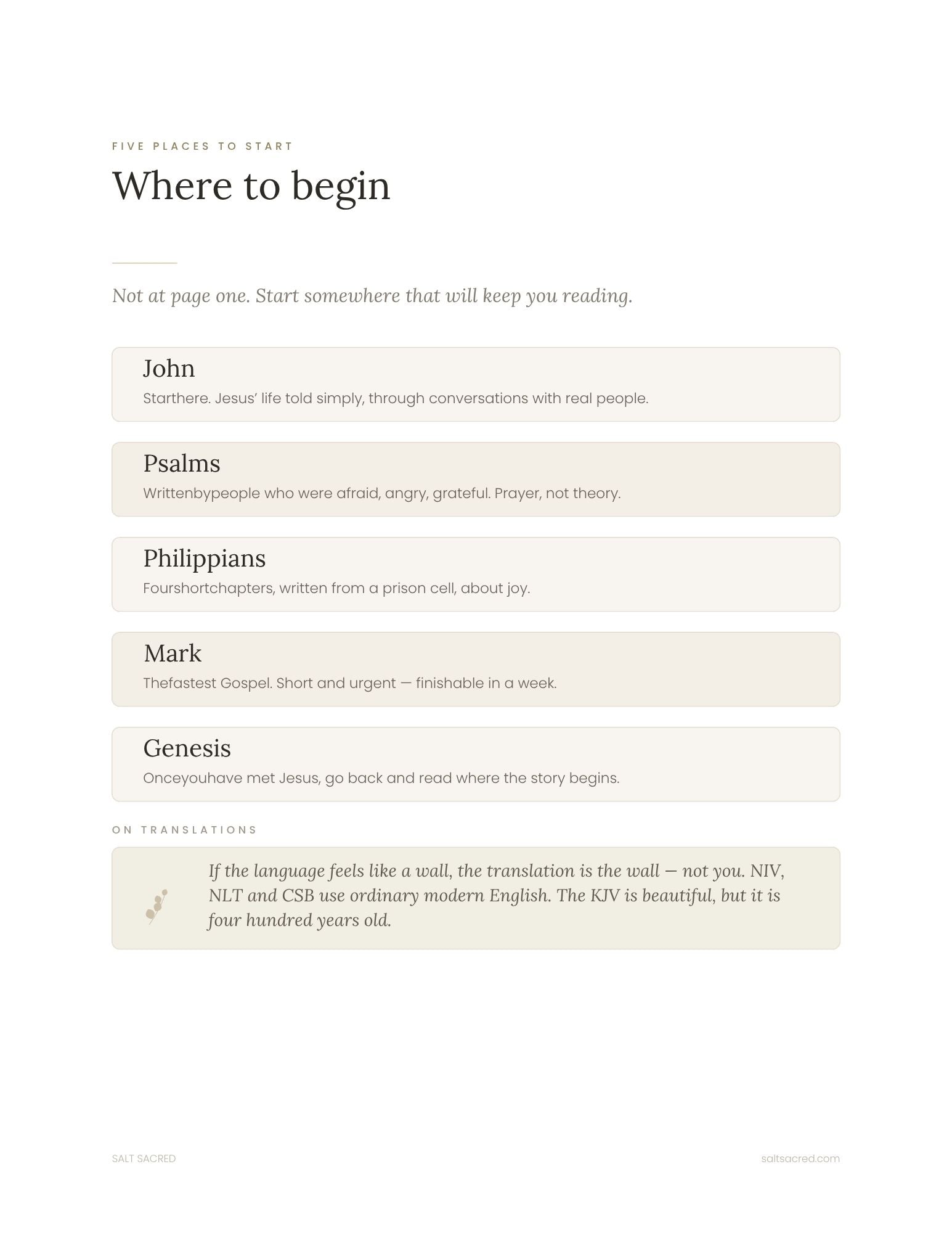 How to Study the Bible – Free Printable PDF Guide