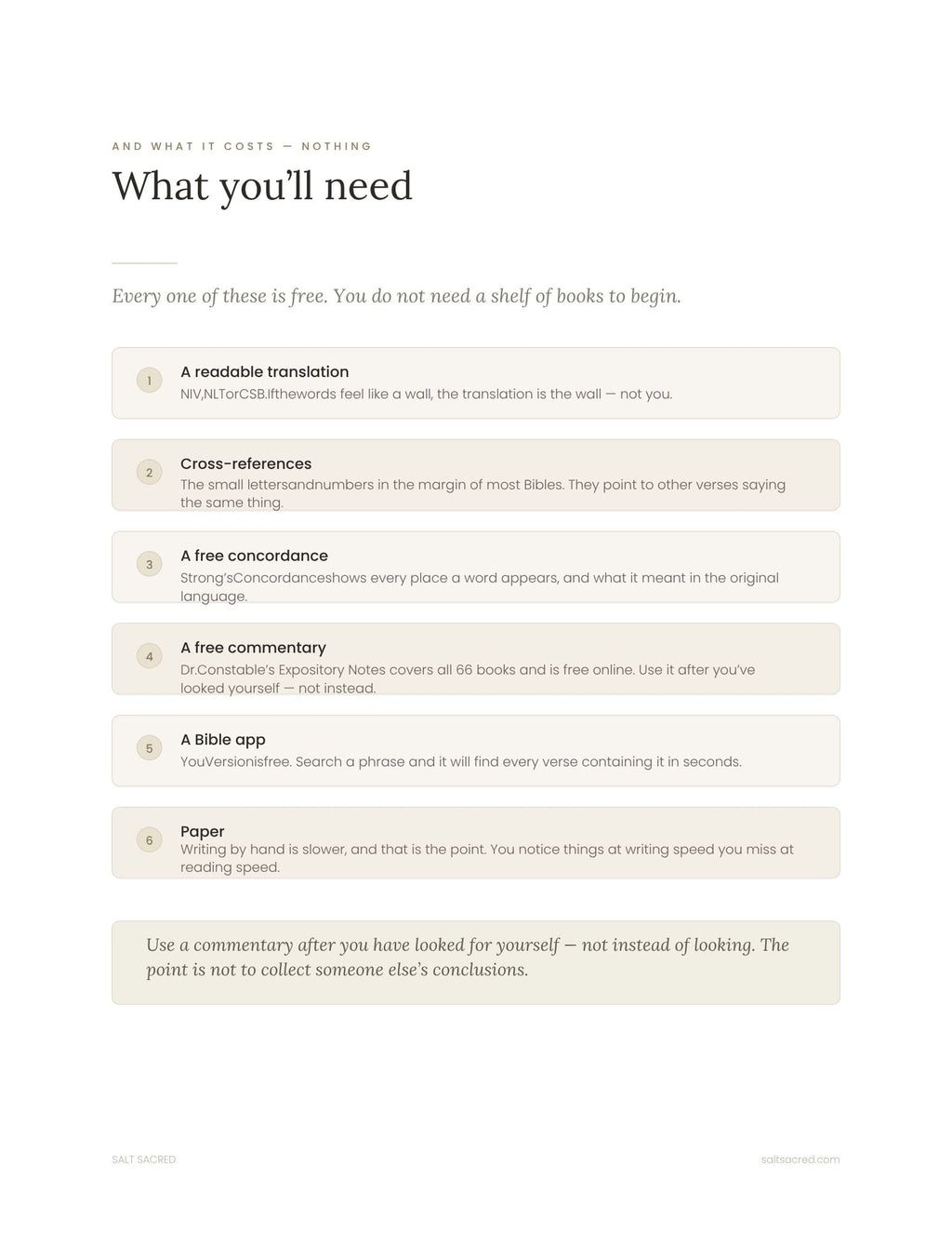 How to Study the Bible – Free Printable PDF Guide