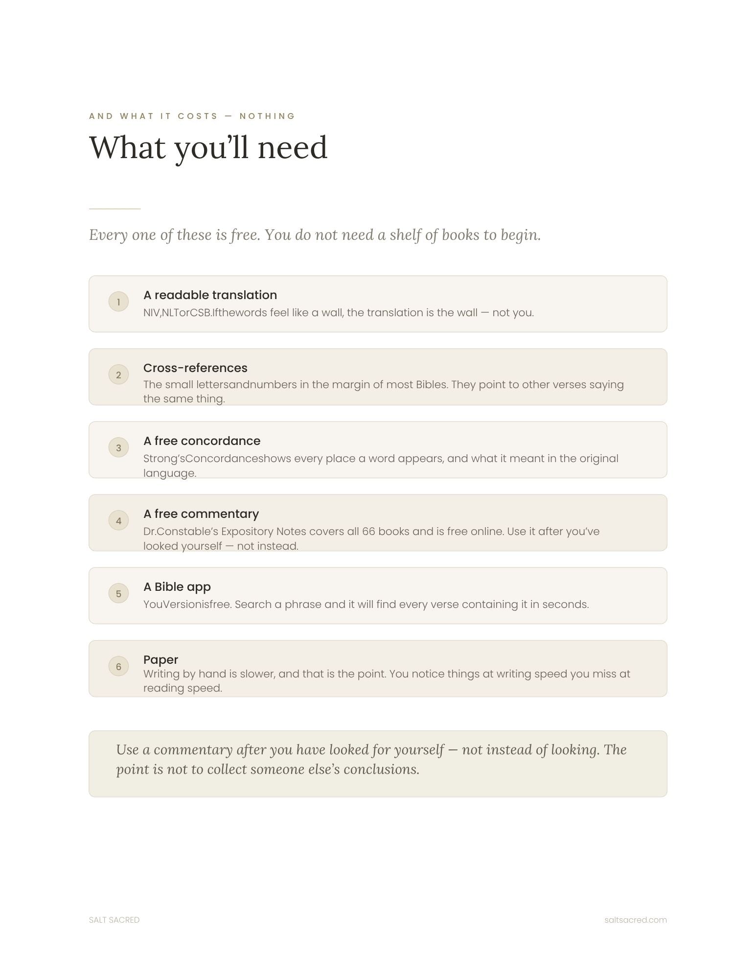 How to Study the Bible – Free Printable PDF Guide