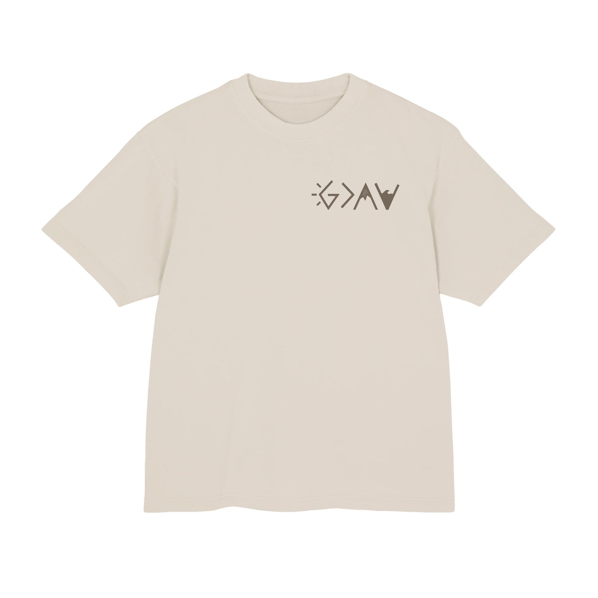 God Is Greater Than the Highs and Lows T Shirt — French Oak
